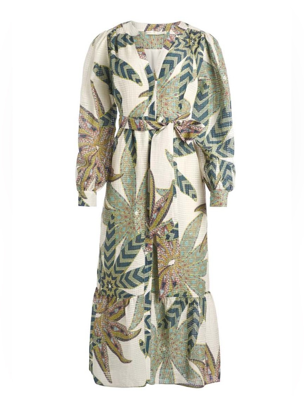 Marie Oliver Hannon - Lichen Maxi Dress | Multicolor Floral Print